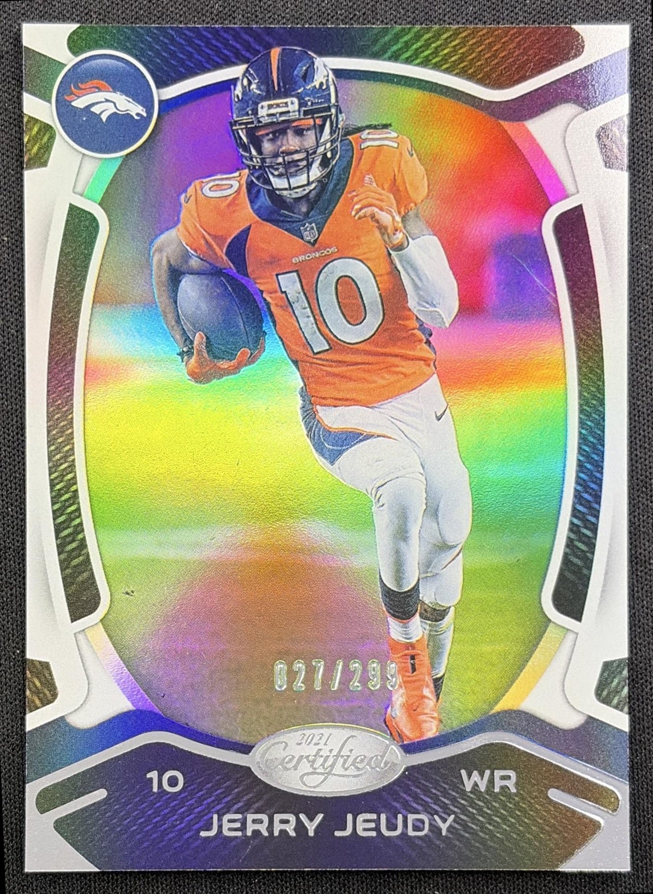 Jerry Jeudy 2021 Panini Certified Mirror /299 Broncos