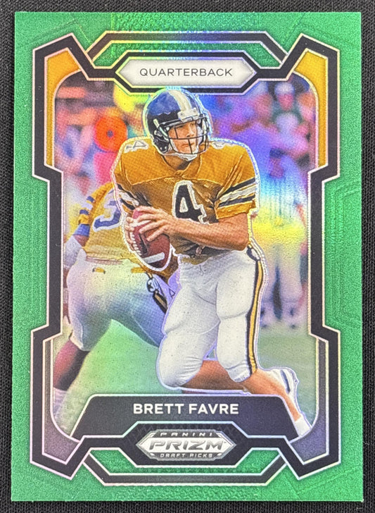 Brett Favre 2024 Panini Prizm Collegiate Draft Picks Green