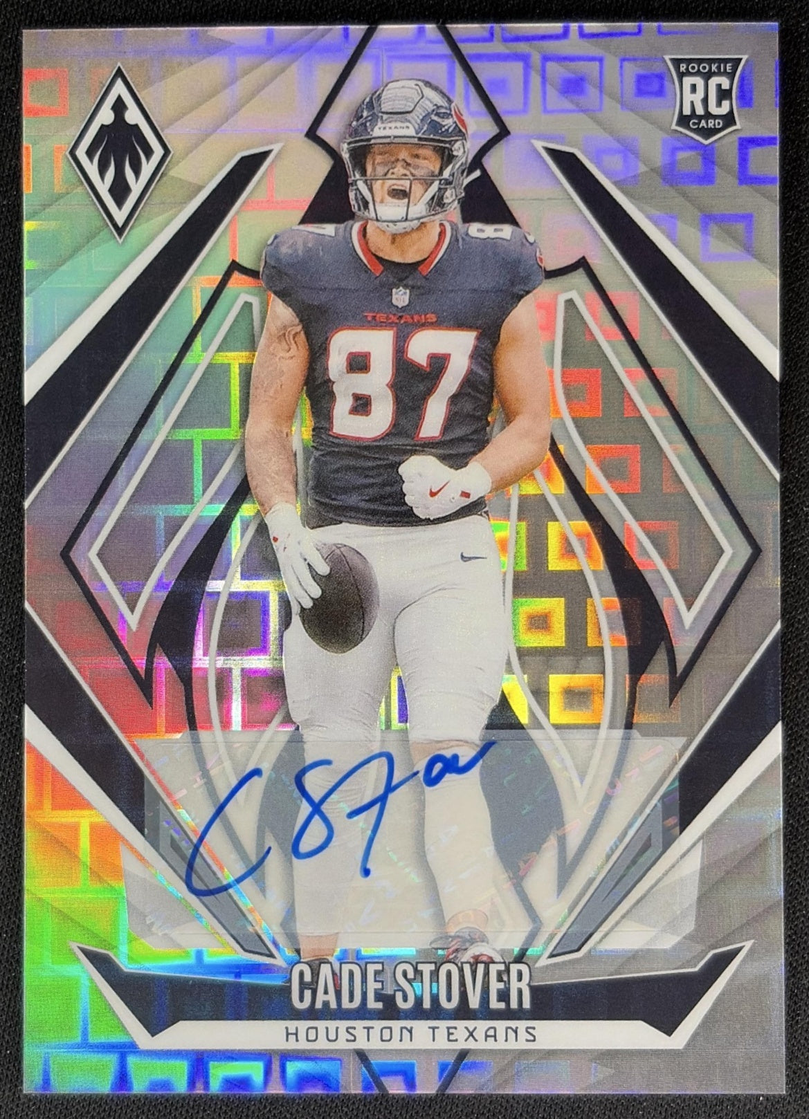 Cade Stover 2024 Panini Phoenix Rookie Auto Pandora Texans Sports Trading Cards