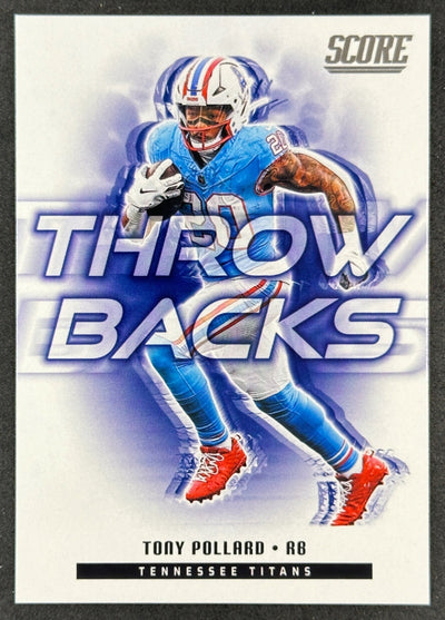 Tony Pollard 2025 Score Throwbacks Titans Football