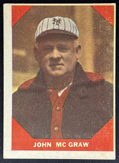 John McGraw 1960 Fleer Baseball Greats Red Sox front