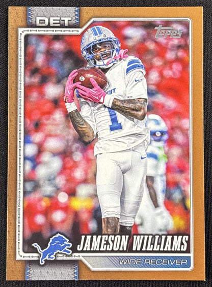 Jameson Williams 2026 Topps Gold /2026 Lions