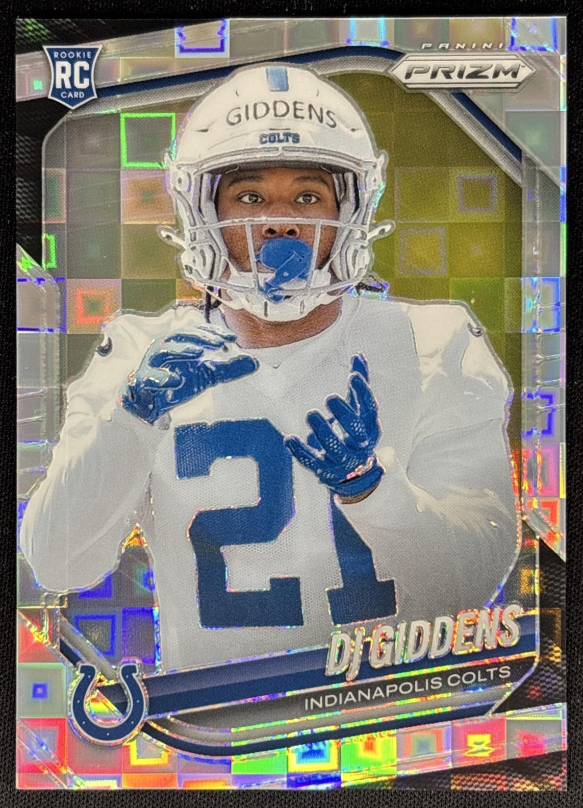 DJ Giddens 2025 Panini Prizm Pandora /400 Colts Sports Trading Cards