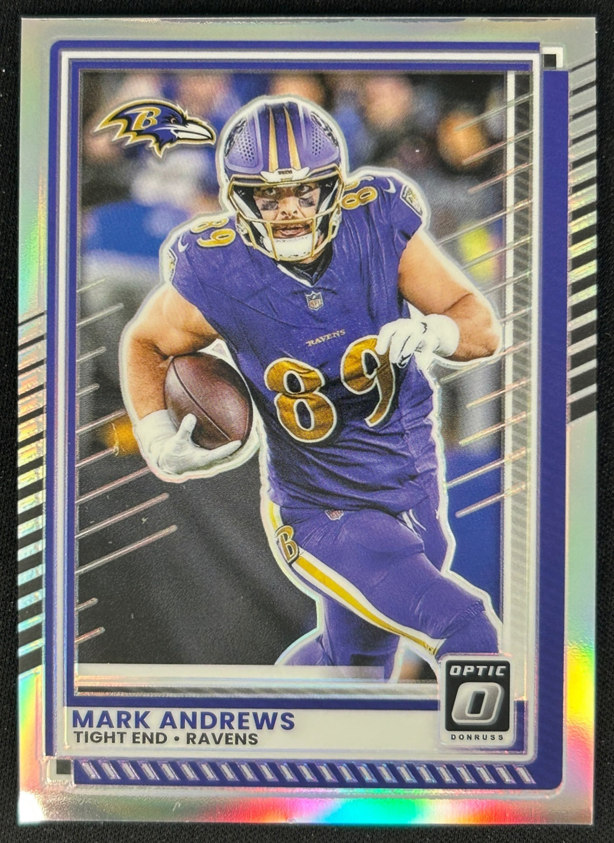 Mark Andrews 2025 Panini Donruss Optic Holo Prizm Ravens Sports Trading Cards