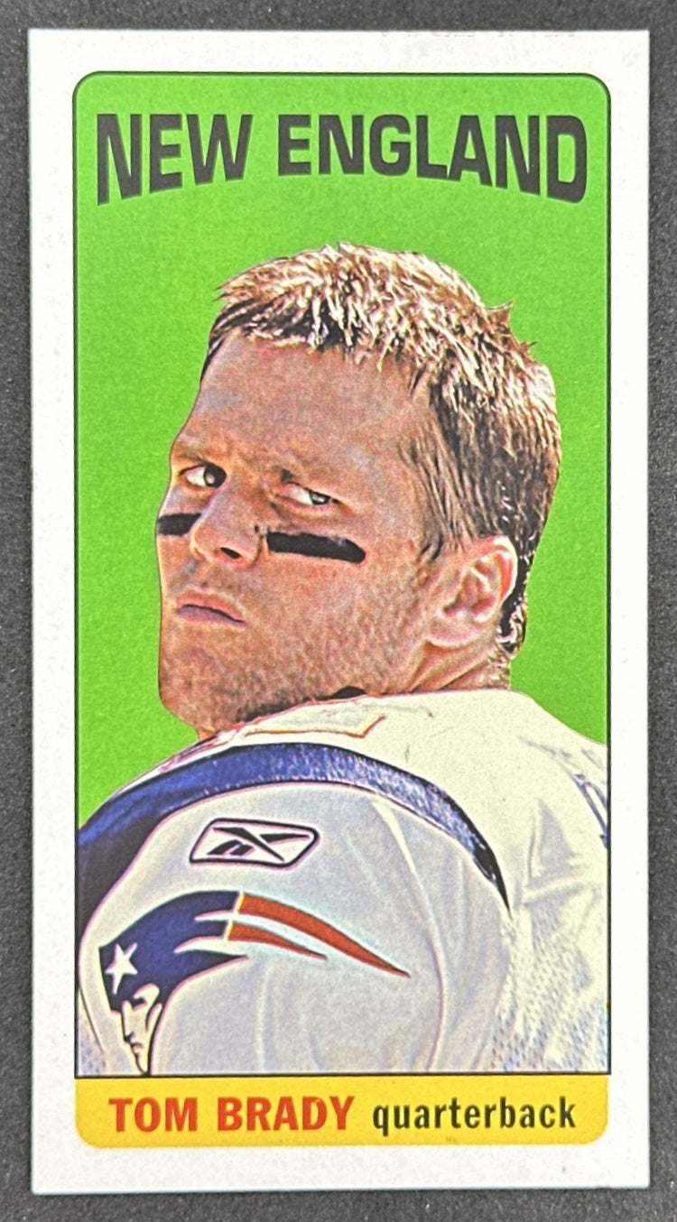 Tom Brady 2012 Topps 1965 Mini Patriots front