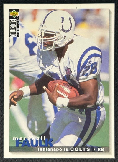 Marshall Faulk 1995 Collector's Choice Colts