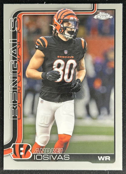 Andrei Iosivas 2025 Topps Chrome Bengals Default Title