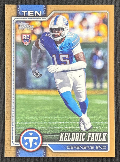 Keldric Faulk 2026 Topps Gold /2026 Titans