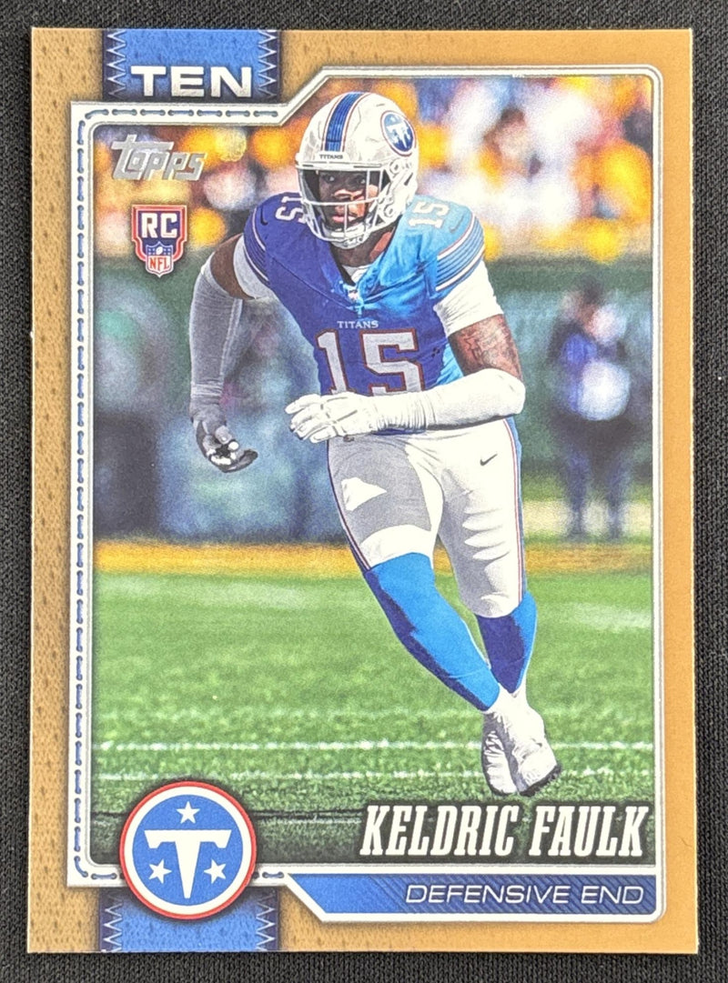 Keldric Faulk 2026 Topps Gold /2026 Titans