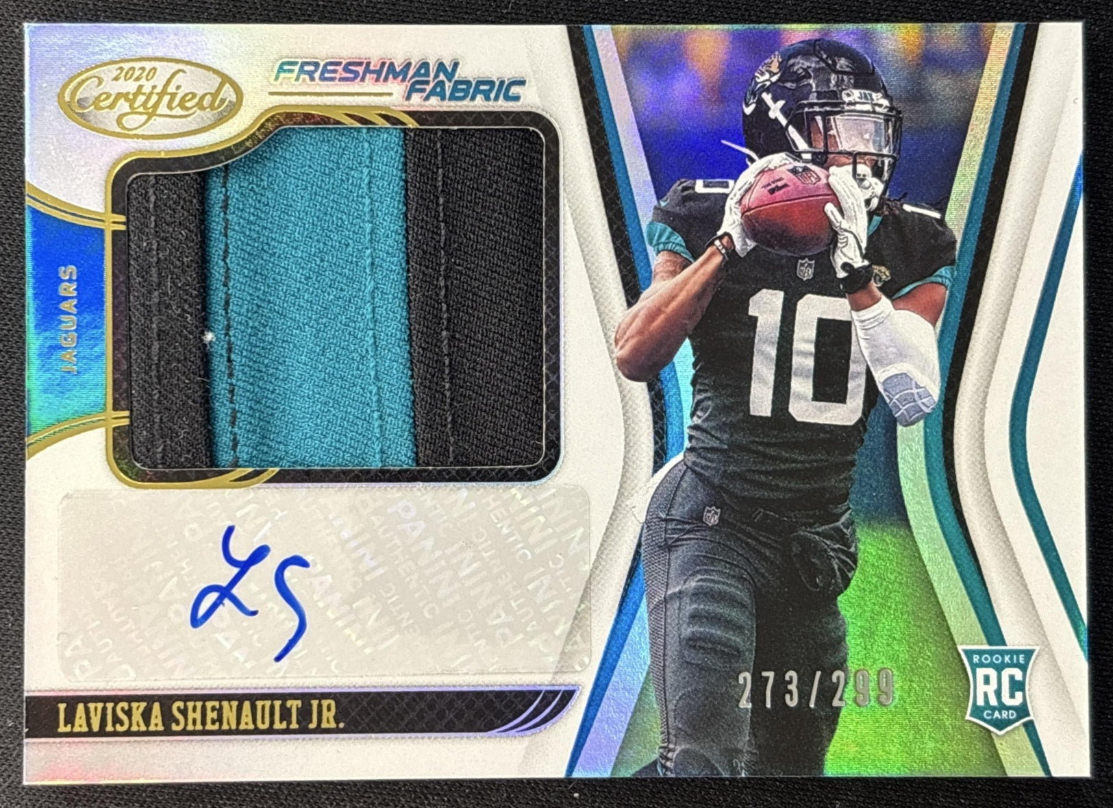 Laviska Shenault Jr. 2020 Panini Certified Patch Auto /299