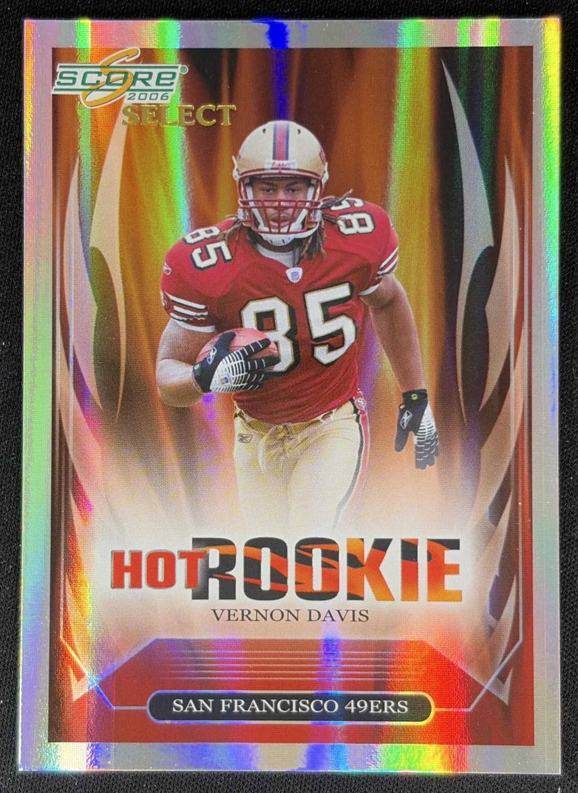 Vernon Davis 2006 Score Select Hot Rookies /749 49ers