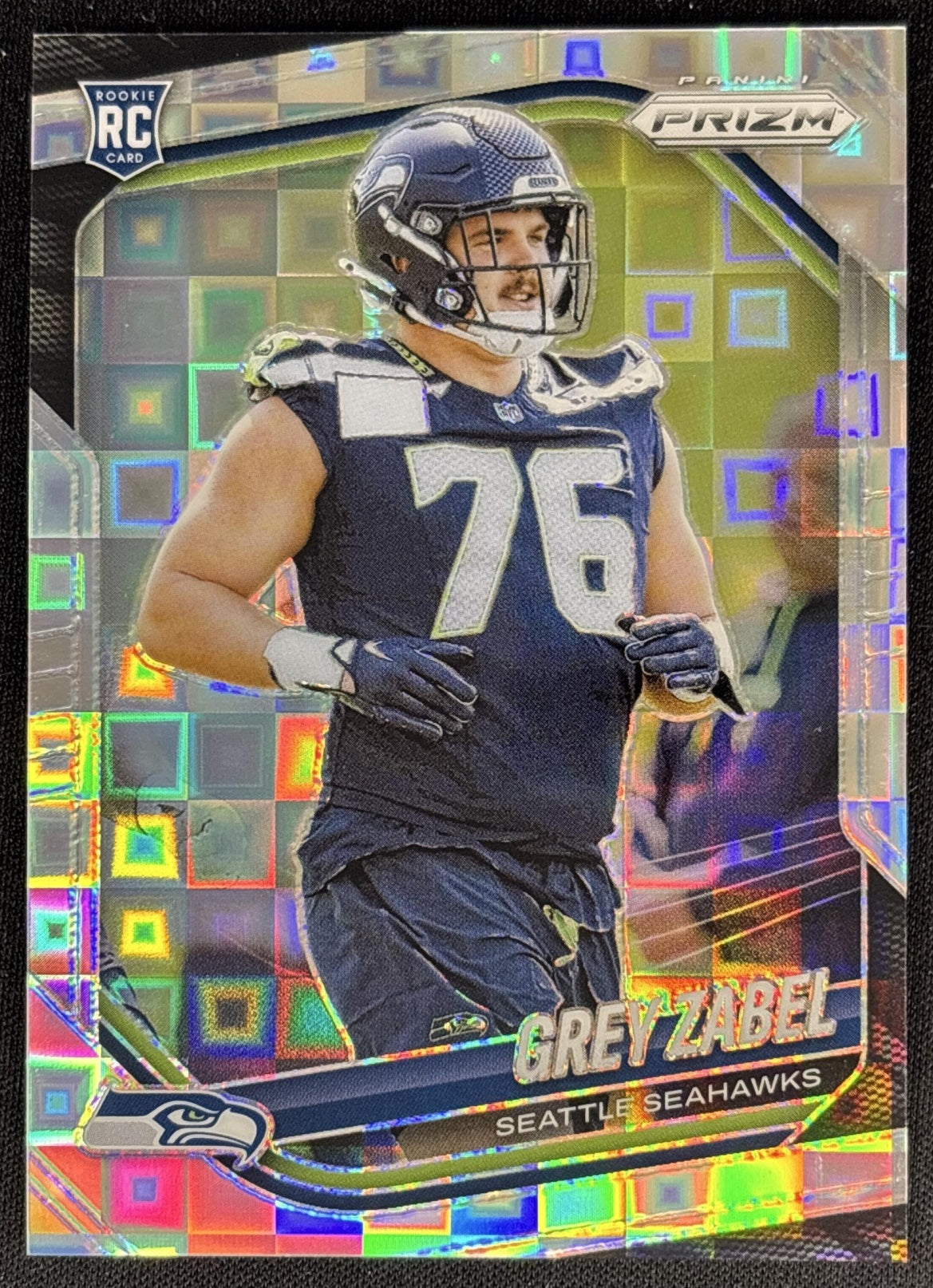 Grey Zabel 2025 Panini Prizm Pandora /400 Seahawks Sports Trading Cards