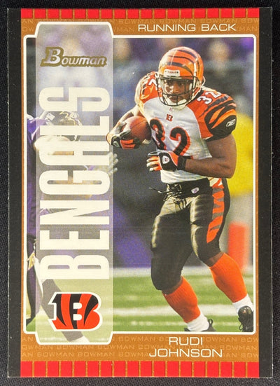 Rudi Johnson 2005 Bronze Bengals Football