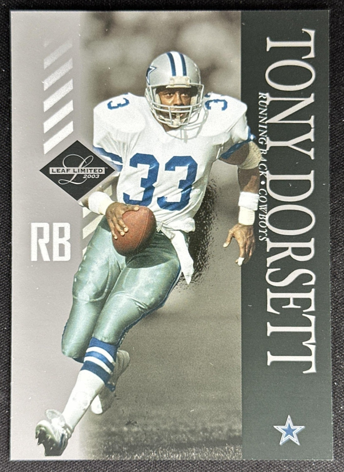 Tony Dorsett 2003 Leaf Limited /999 Cowboys