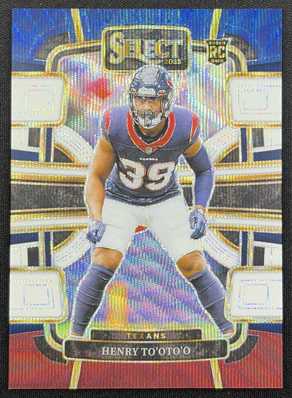 Henry To'oTo'o 2023 Panini Select Tri Color Prizms /259 Texans