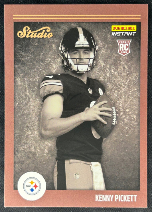 Kenny Pickett 2022 Panini Instant Studio Rookies Steelers