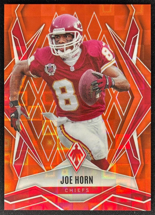Joe Horn 2025 Phoenix Orange Pandora /189 Chiefs Sports Trading Cards