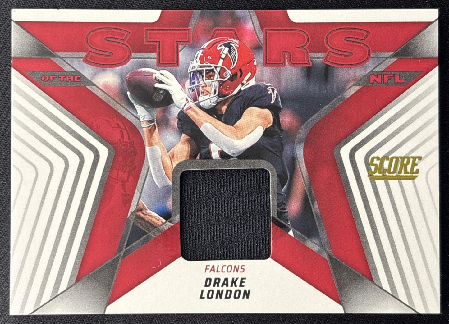Drake London 2025 Panini Score Stars of the NFL Jersey Falcons Sports Trading Cards