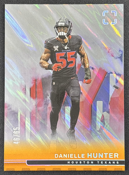 Danielle Hunter 2025 Panini PhotoGenic Orange /65 Texans front