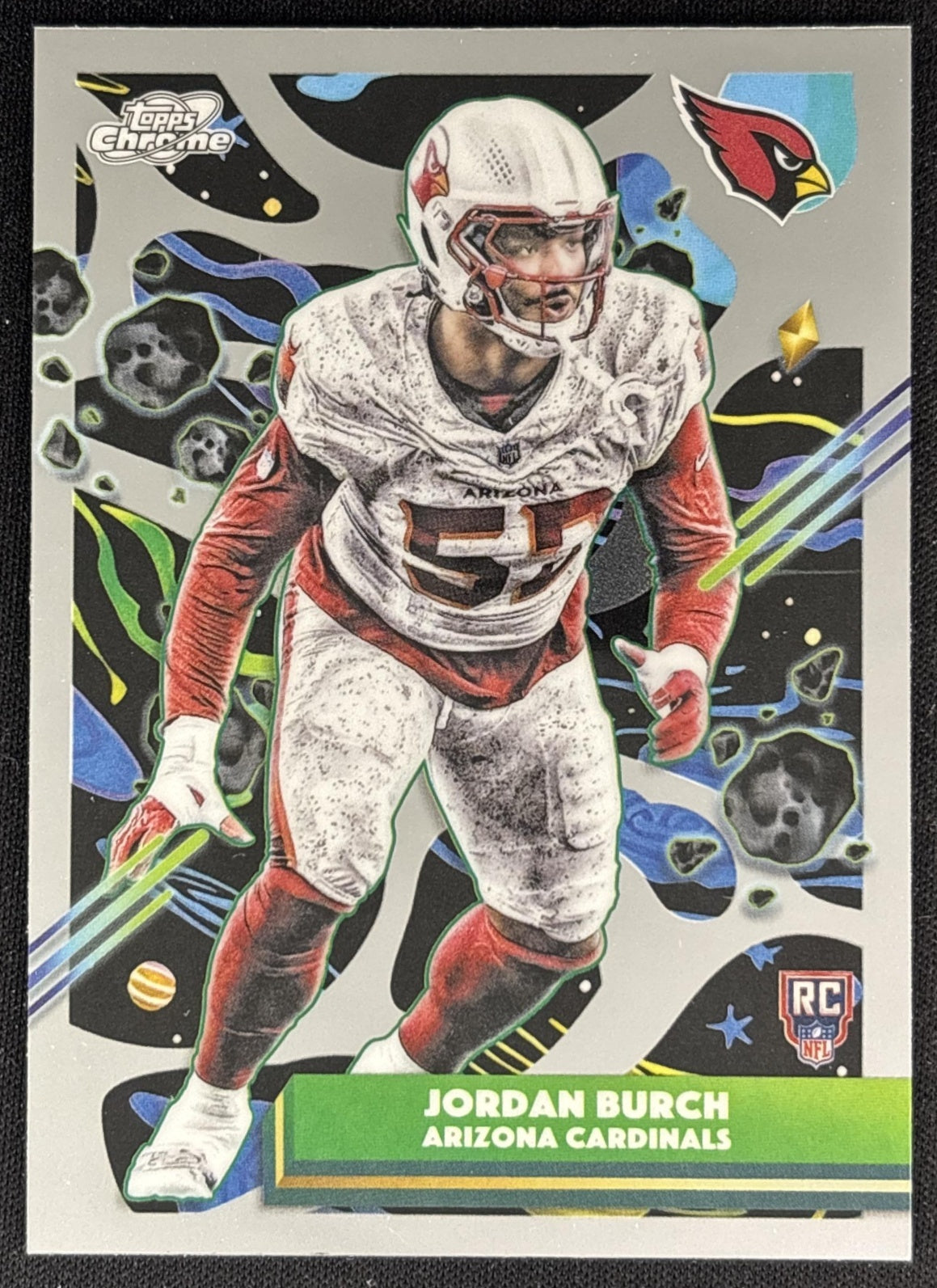 Jordan Burch 2025 Topps Cosmic Chrome Cardinals front