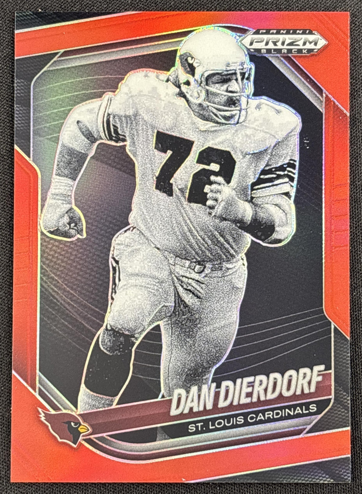 Dan Dierdorf 2025 Panini Prizm Black Red /299