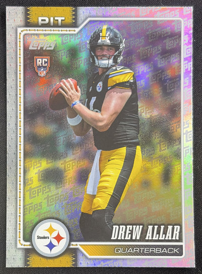 Drew Allar 2026 Topps Fanatics Foil Steelers Sports Trading Card