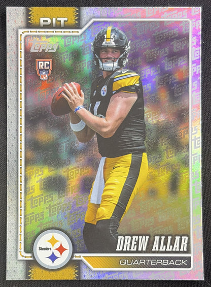 Drew Allar 2026 Topps Fanatics Foil Steelers Sports Trading Card