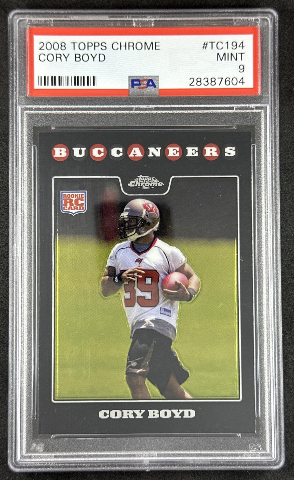 Cory Boyd 2008 Topps Chrome PSA 9