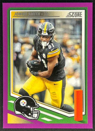 Jonnu Smith 2025 Score Purple Steelers Sports Trading Card