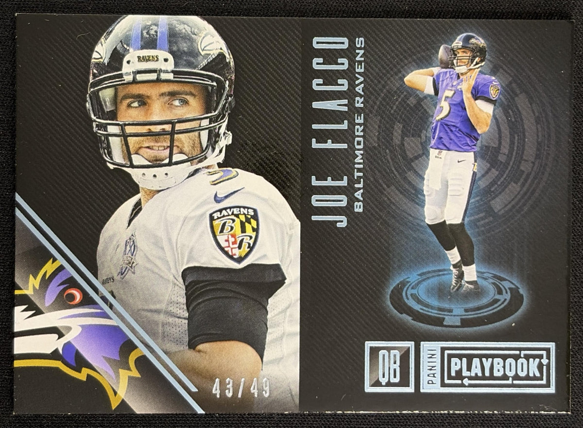 Joe Flacco 2016 Panini Playbook Platinum /49 Ravens