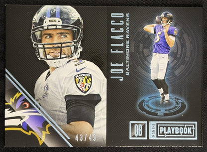 Joe Flacco 2016 Panini Playbook Platinum /49 Ravens