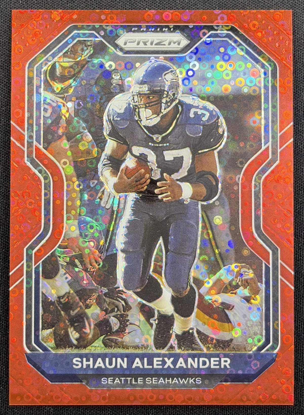 Shaun Alexander 2020 Panini Prizm No Huddle Red /50 Seahawks