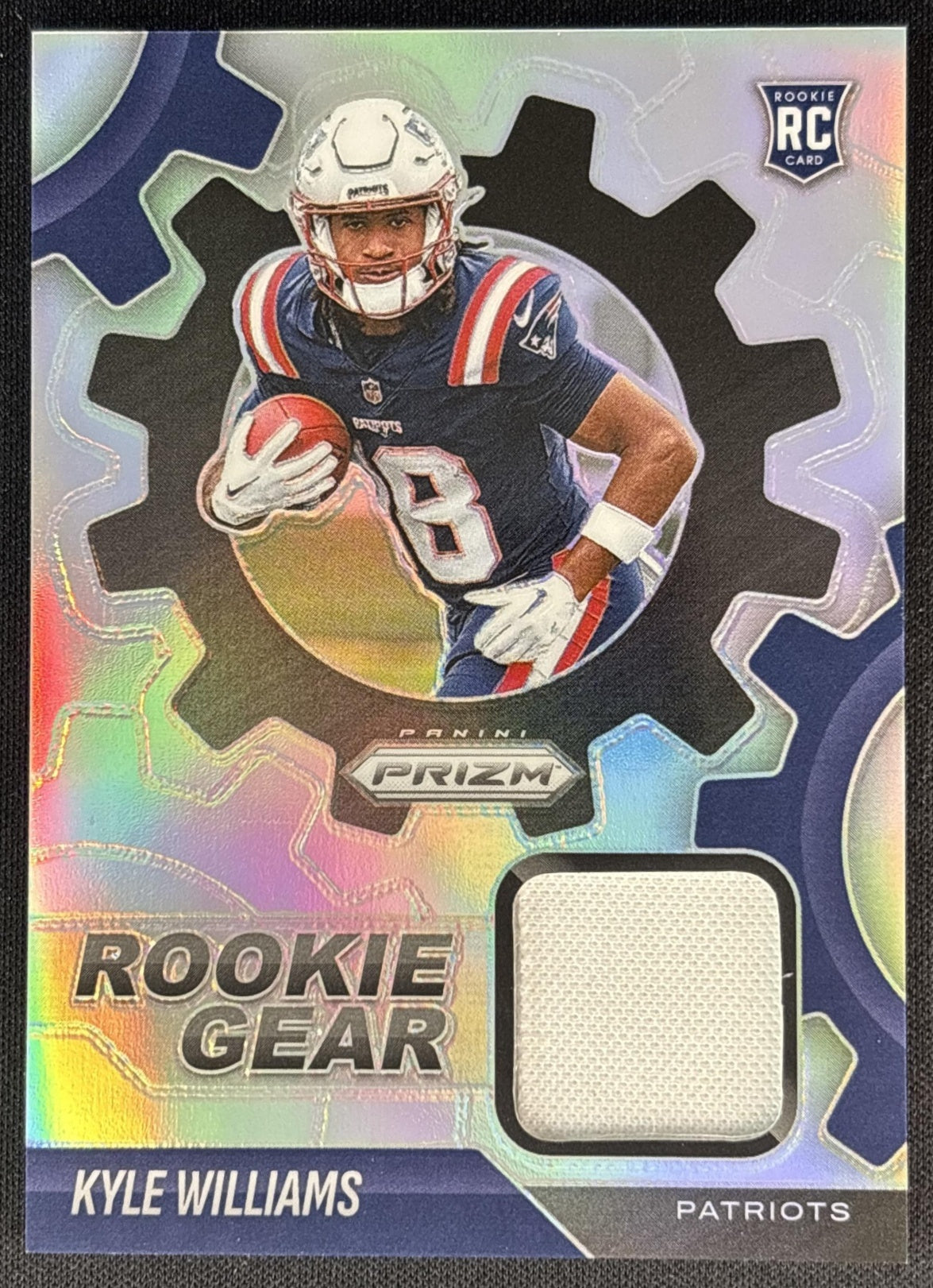 Kyle Williams 2025 Panini Prizm Rookie Gear Patriots Default Title Sports Trading Cards