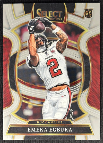 Emeka Egbuka 2025 Select Concourse Buccaneers Sports Trading Card