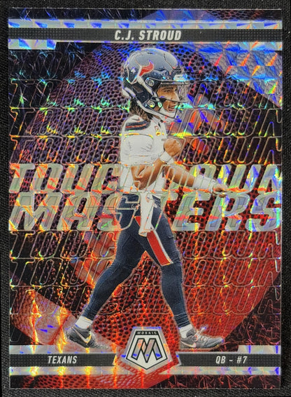 C.J. Stroud 2025 Panini Mosaic Touchdown Masters Mosaic Prizm Texans