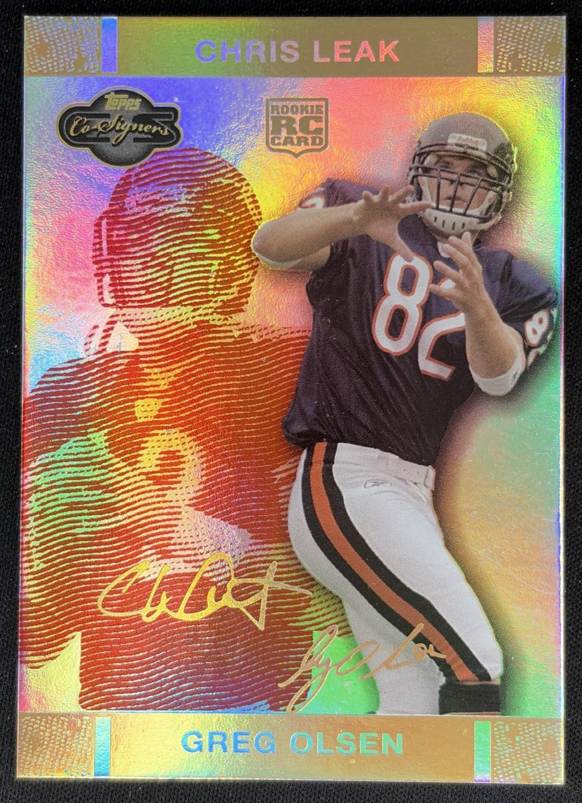 Chris Leak Greg Olsen Co-Signers /50 Bears