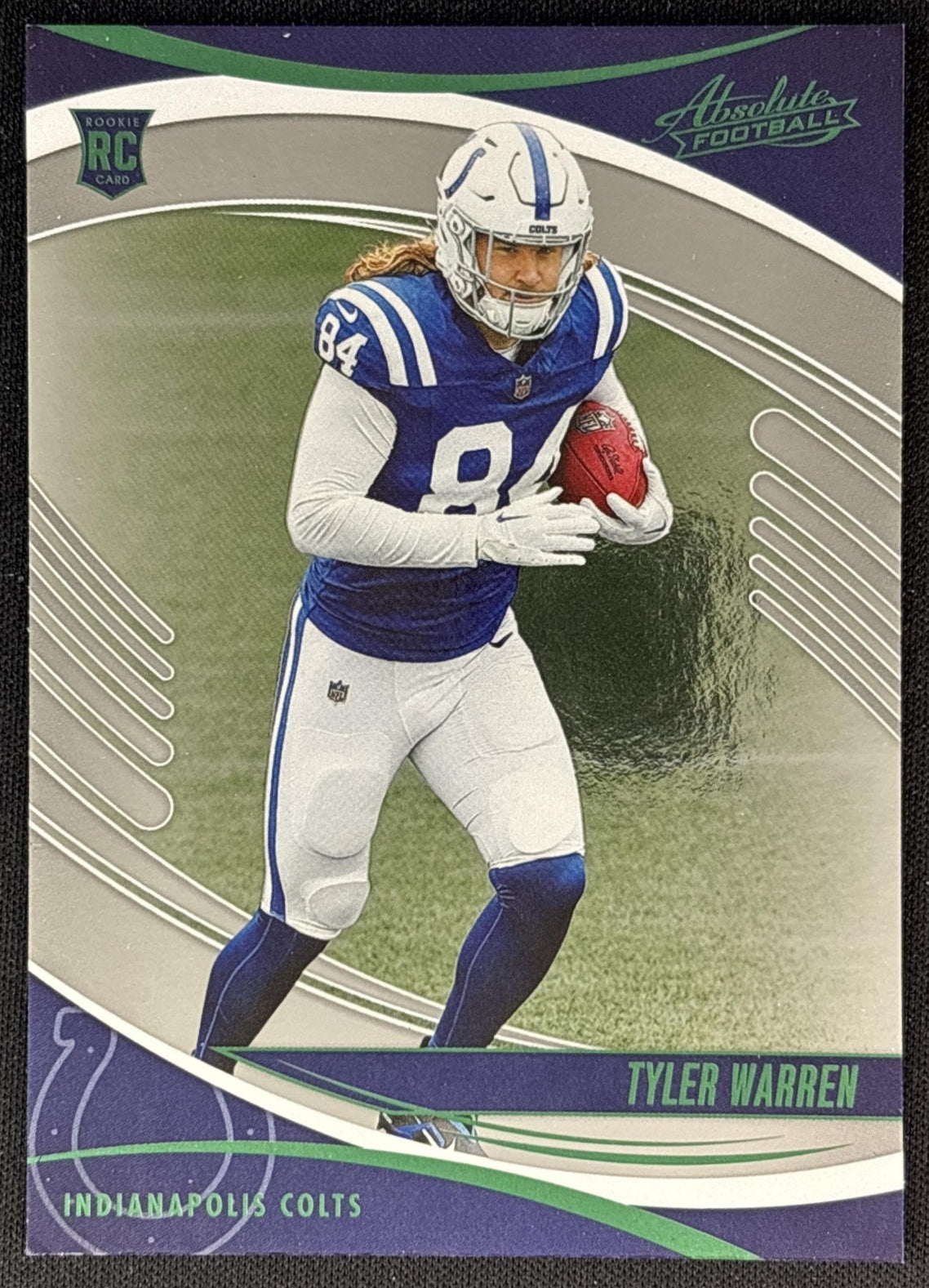 Tyler Warren 2025 Panini Absolute Rookies Green Colts front