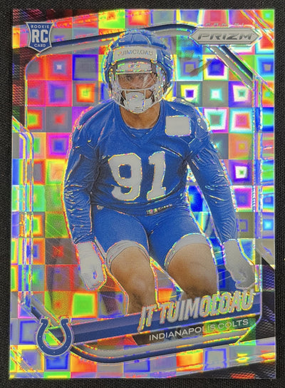 JT Tuimoloau 2025 Panini Prizm Pandora /400 Colts Sports Trading Card