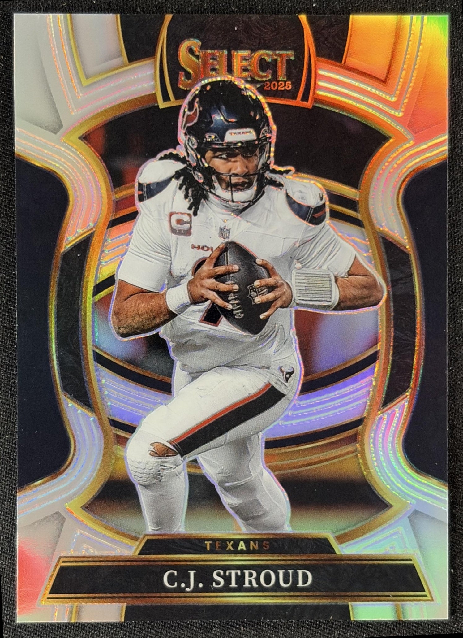 C.J. Stroud 2025 Panini Select Concourse Silver Prizm Texans