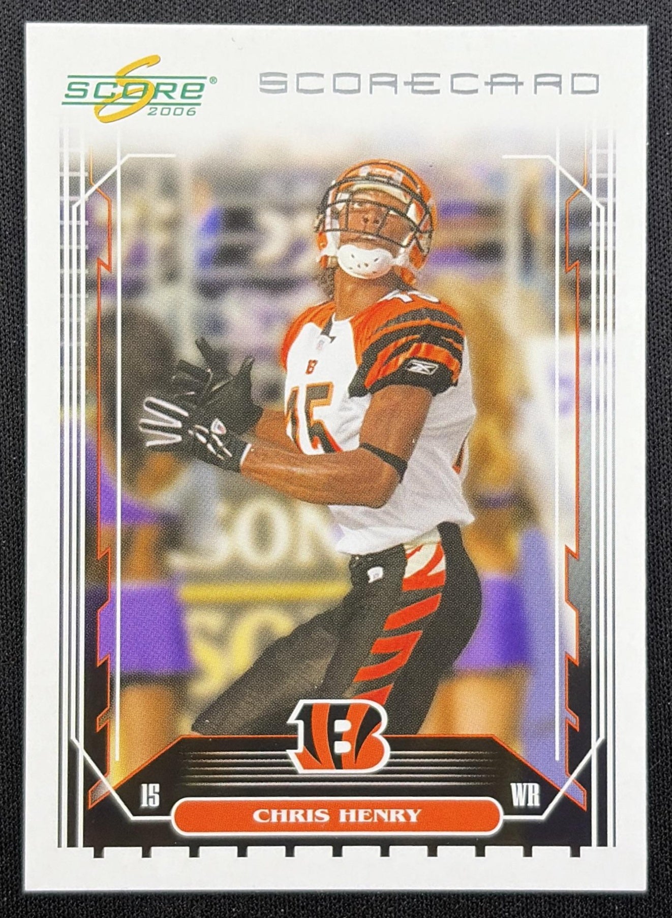 Chris Henry 2006 Score Scorecard /750 Bengals