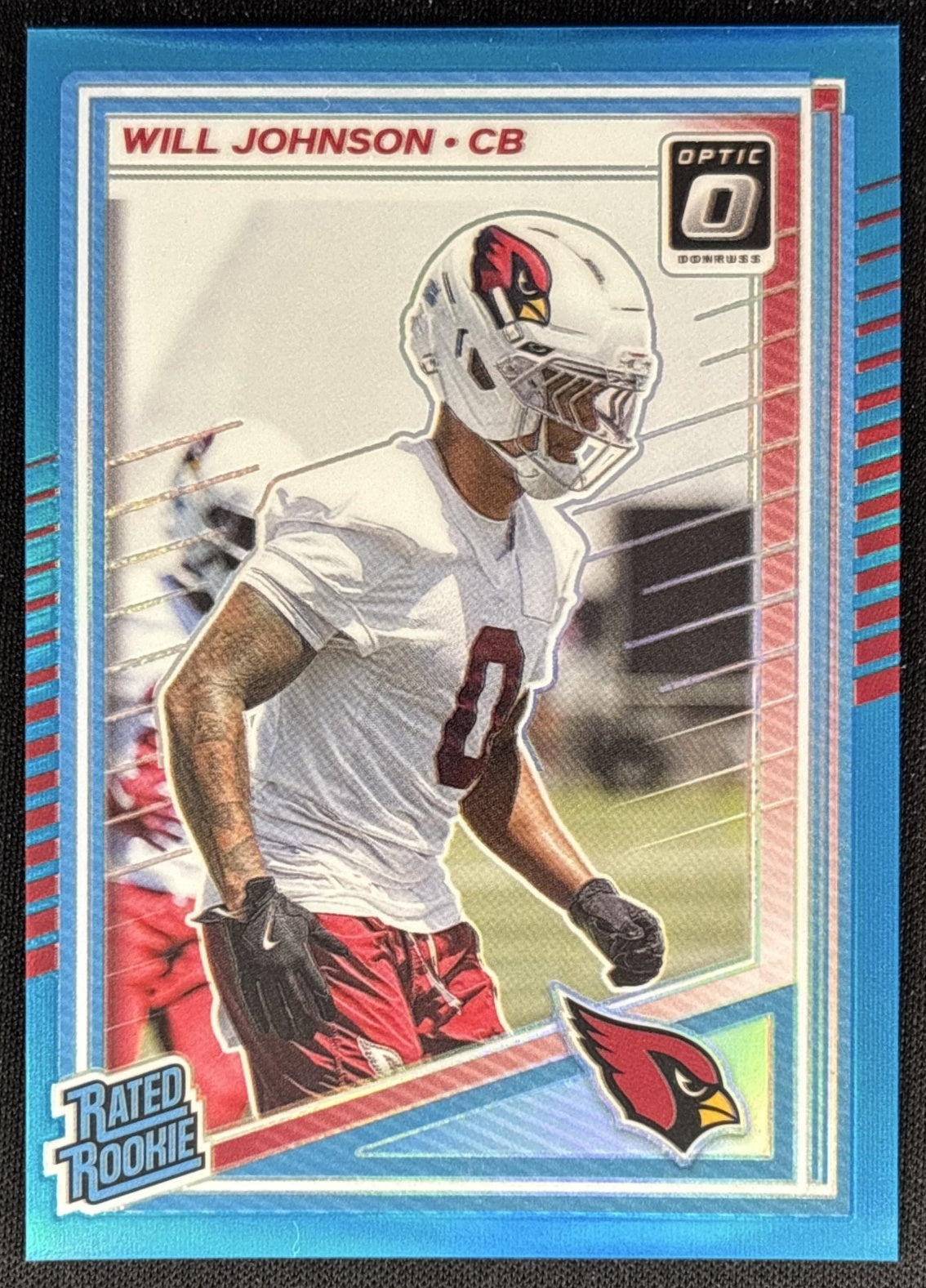 Will Johnson 2025 Panini Donruss Optic Rated Rookie Aqua Prizm /349 Cardinals Sports Trading Cards