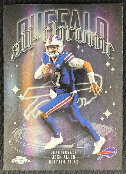 Josh Allen 2025 Chrome All Team Bills Sports Trading Cards