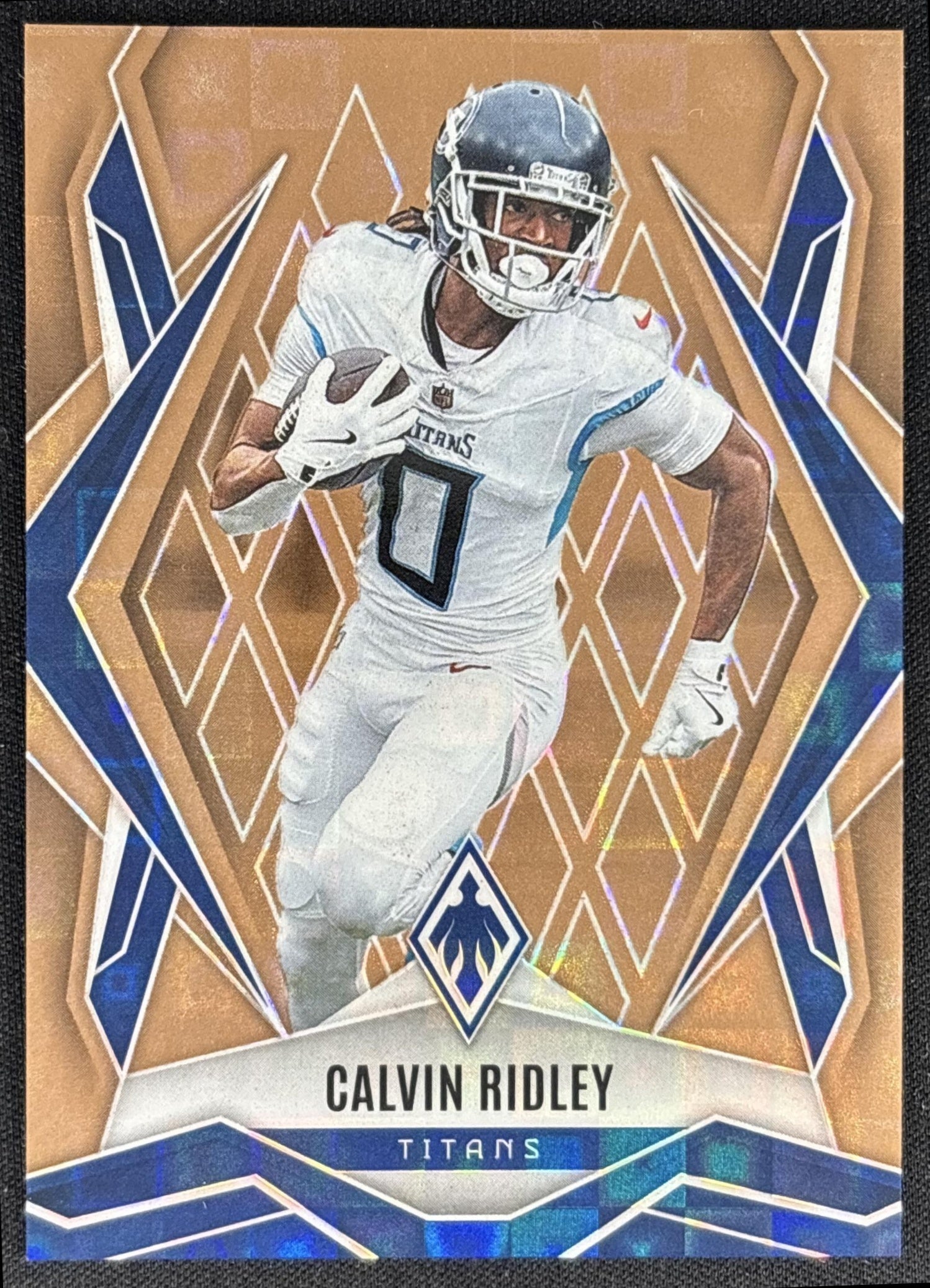 Calvin Ridley 2025 Panini Phoenix Bronze Pandora Prizm /125 Titans