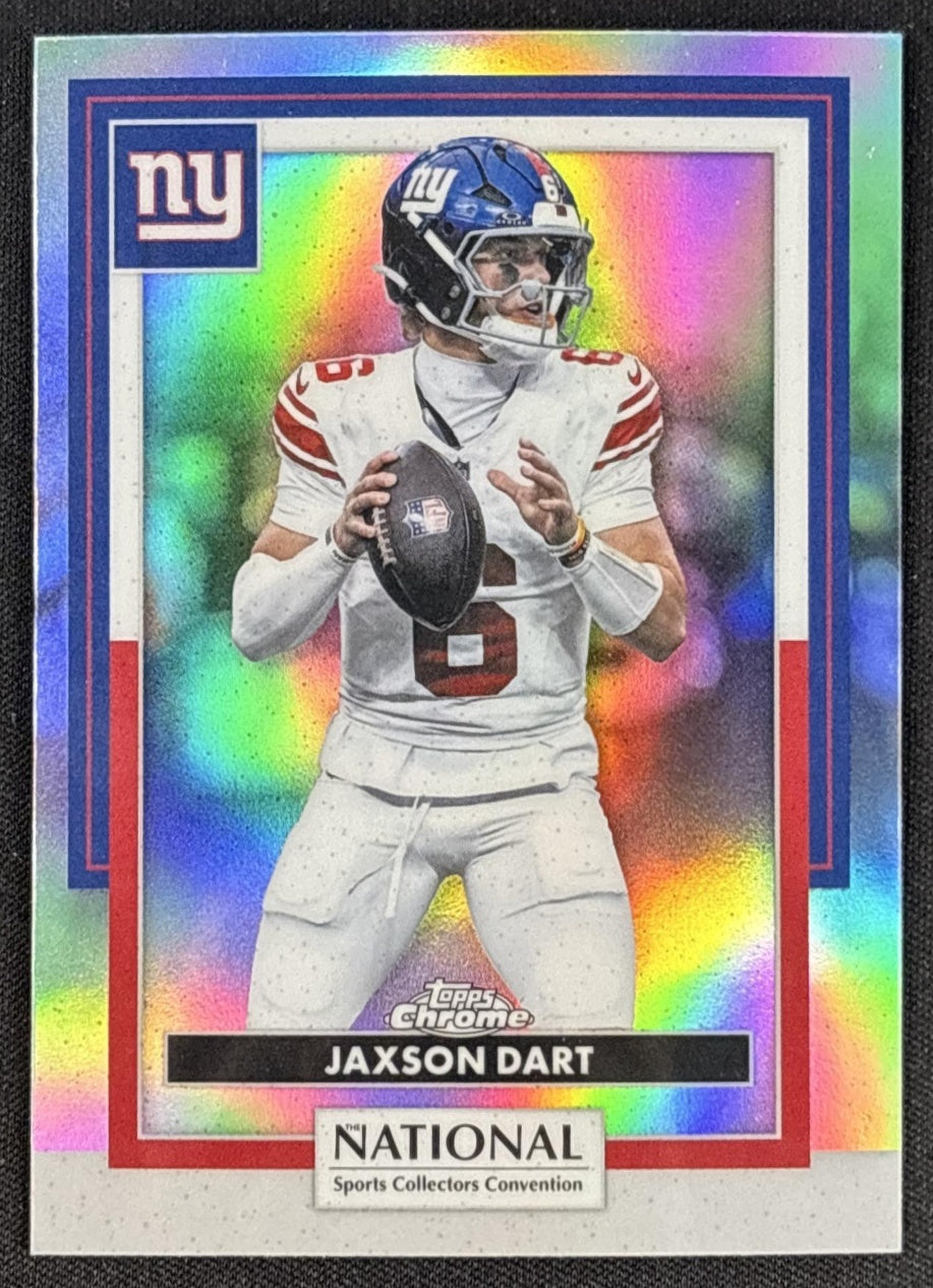 Jaxson Dart 2026 Topps NSCC Collection NFL Giants Sports Trading Cards