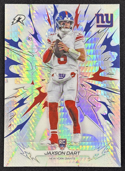 Jaxson Dart 2025 Topps Resurgence Prism Refractor Giants