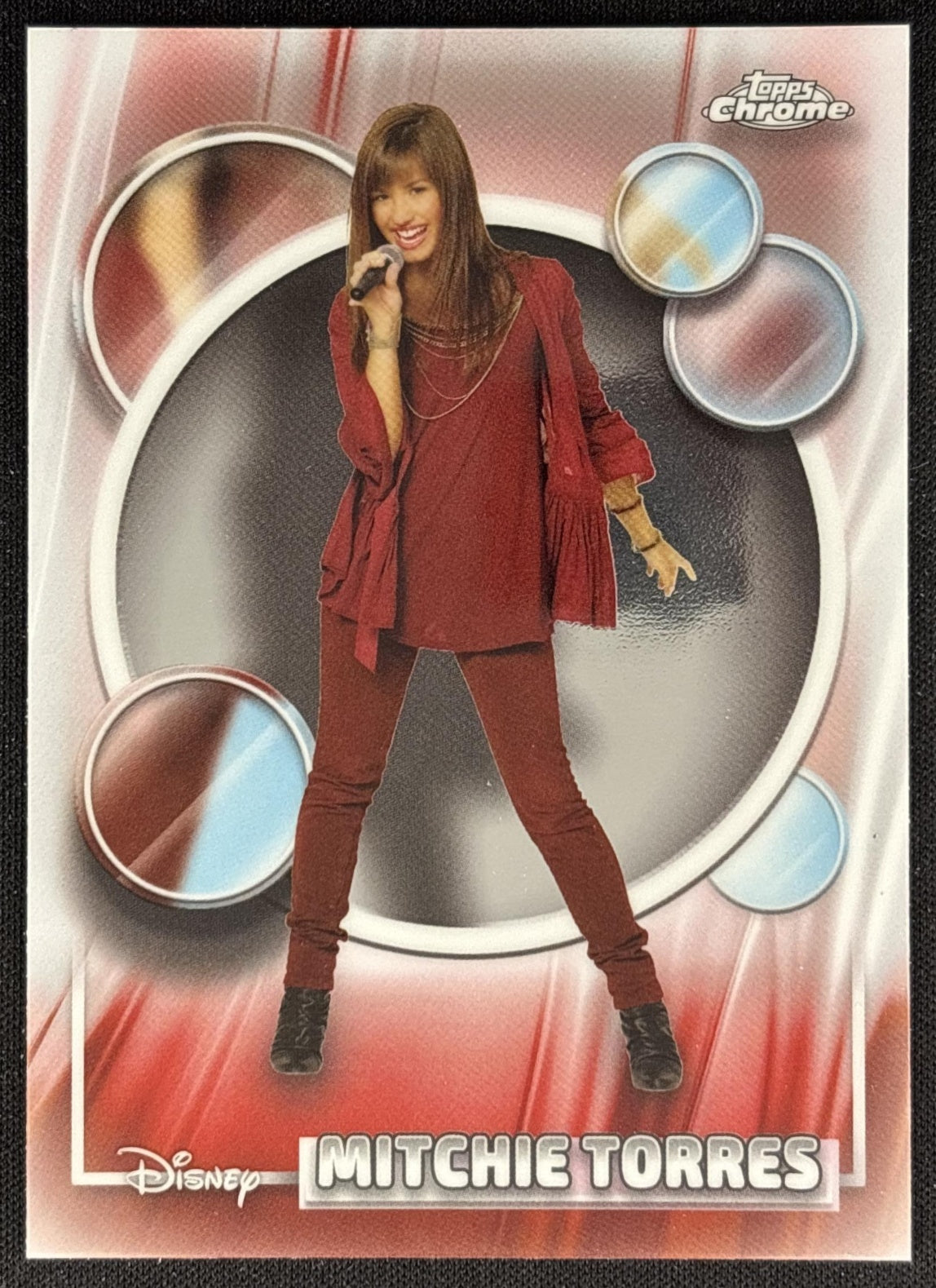 Mitchie Torres 2026 Topps Chrome Disney front