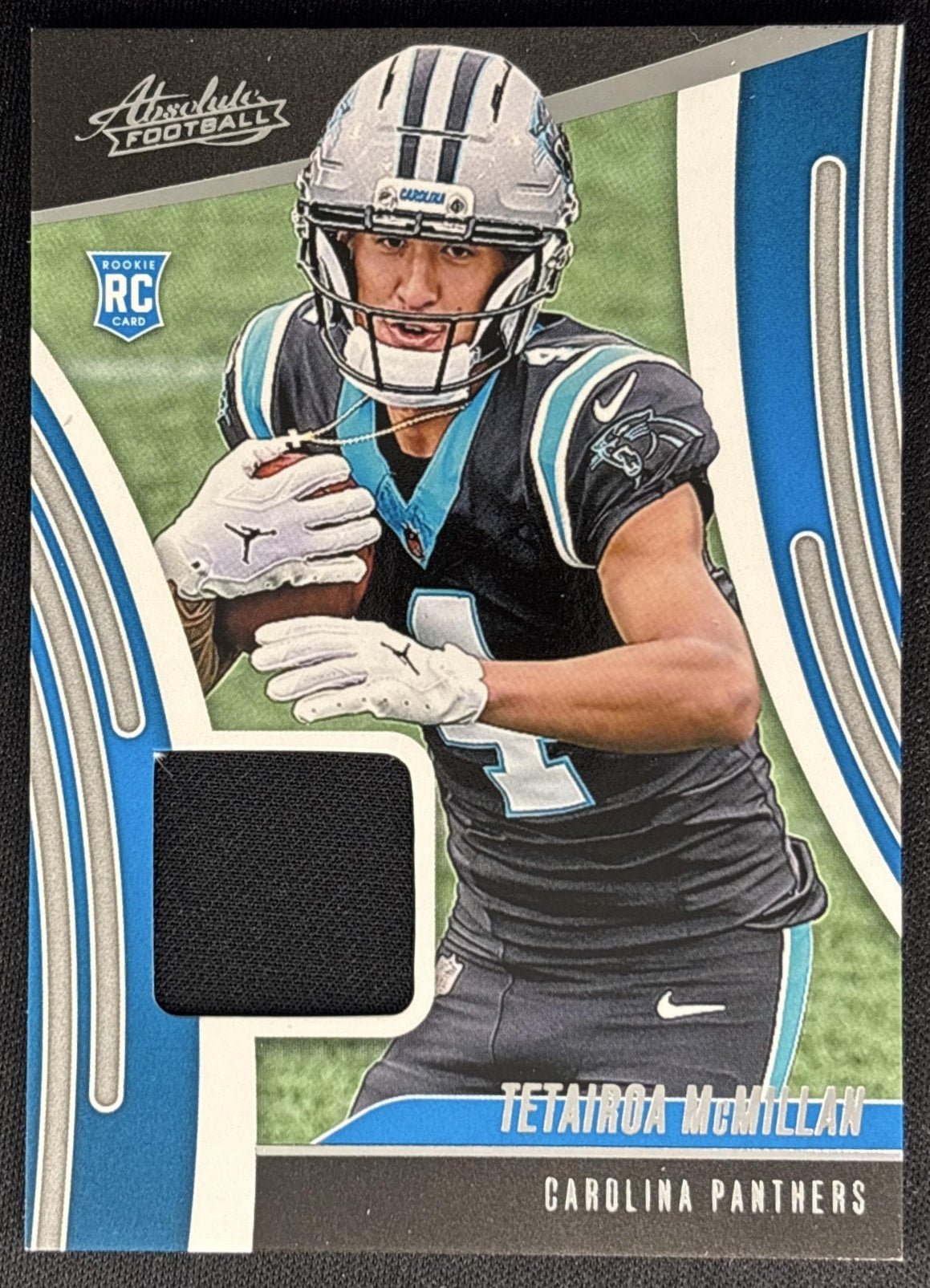 Tetairoa McMillan 2025 Panini Absolute Rookie Materials Panthers Sports Trading Cards