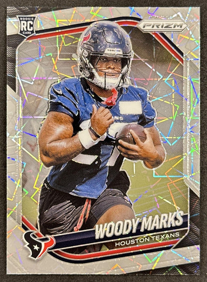 Woody Marks 2025 Panini Prizm Lazer Texans Default Title Sports Trading Cards