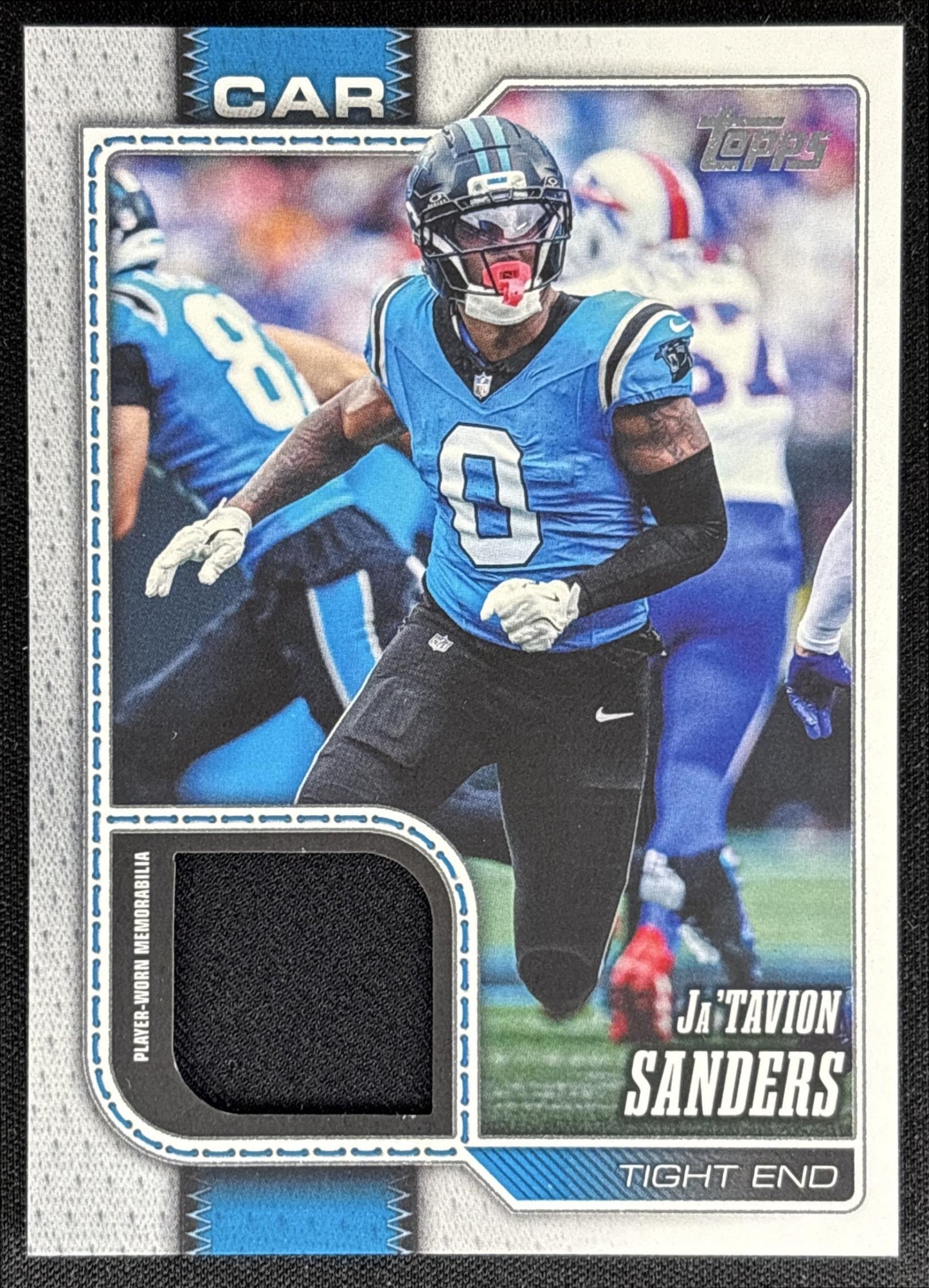 Ja'Tavion Sanders 2026 Topps Real One Relic Panthers