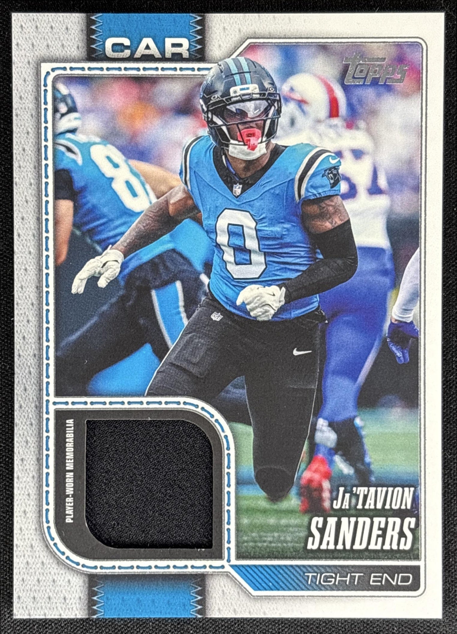 Ja'Tavion Sanders 2026 Topps Real One Relic Panthers